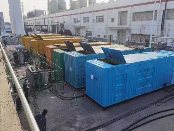 钦州柴油发电机出租案例展示